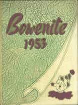 Bowen High School 1953 yearbook cover photo