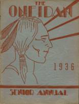 1936 Oneida High School Yearbook from Oneida, New York cover image