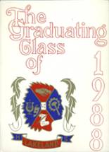 Lakeland Junior-Senior High School 1988 yearbook cover photo