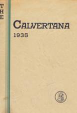 Calvert High School 1935 yearbook cover photo