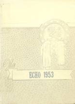 Braham High School 1953 yearbook cover photo