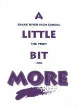 Snake River High School 1995 yearbook cover photo