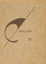 Cortland High School 1959 yearbook cover photo
