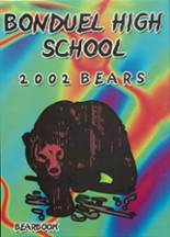 Bonduel High School 2002 yearbook cover photo