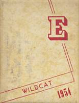 Earlsboro High School 1954 yearbook cover photo