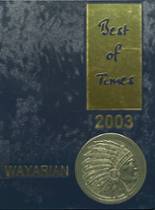 Waynesboro Area High School 2003 yearbook cover photo