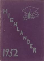 Scotland High School 1952 yearbook cover photo