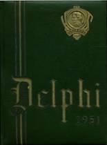 Delphos High School 1951 yearbook cover photo
