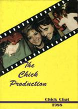 Chickasha High School 1988 yearbook cover photo