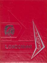 London High School 1963 yearbook cover photo