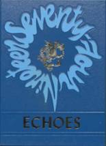 1974 Cameron High School Yearbook from Cameron, West Virginia cover image