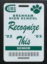 Brenham High School 2003 yearbook cover photo