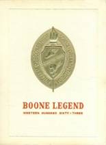 Boone High School 1963 yearbook cover photo