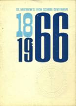 St. Matthews High School 1966 yearbook cover photo