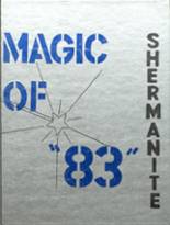 Sherman Central High School 1983 yearbook cover photo