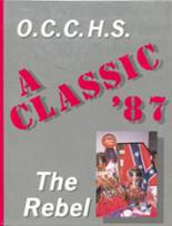 Obion County Central High School 1987 yearbook cover photo