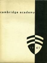 Cambridge Academy 1961 yearbook cover photo