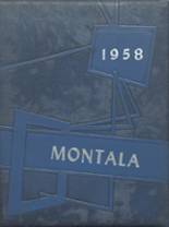 Montevallo High School 1958 yearbook cover photo