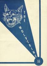 Marquette High School 1955 yearbook cover photo