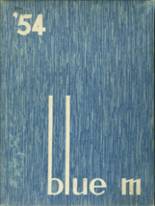 Manhattan High School 1954 yearbook cover photo