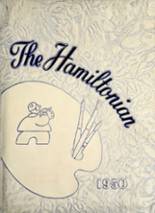 Hamilton Township High School 1950 yearbook cover photo