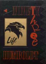 Humboldt High School 1993 yearbook cover photo