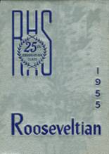 Roosevelt High School 1955 yearbook cover photo