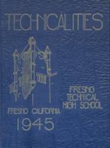 Fresno Technical High School 1945 yearbook cover photo