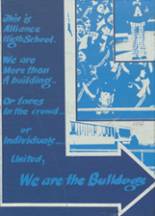 Alliance High School 1974 yearbook cover photo