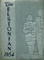 Elston High School 1954 yearbook cover photo