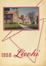 Litchfield High School 1959 yearbook cover photo