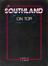 Southland High School 1984 yearbook cover photo
