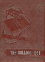Edmond-Memorial High School 1954 yearbook cover photo