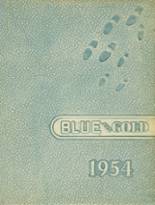 Big Rock Township High School 1954 yearbook cover photo