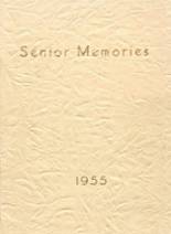 Eden High School 1955 yearbook cover photo