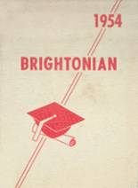 Brighton High School 1954 yearbook cover photo