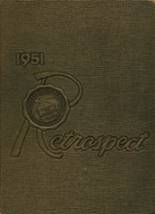 P.A. Allen High School 1951 yearbook cover photo