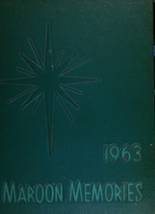 Blackwell High School 1963 yearbook cover photo