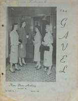 Notre Dame Academy 1958 yearbook cover photo