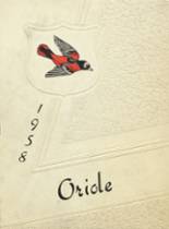 1958 Oregon High School Yearbook from Oregon, Wisconsin cover image