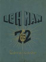 Lehman High School 1972 yearbook cover photo