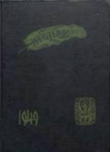 West High School 1949 yearbook cover photo