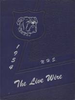 Newport High School 1954 yearbook cover photo