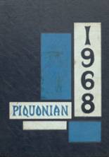 Piqua High School 1968 yearbook cover photo