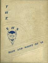 Sedan High School 1954 yearbook cover photo