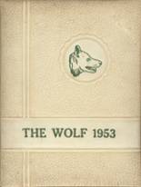 Wolfe City High School 1953 yearbook cover photo