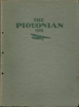 Piqua High School 1928 yearbook cover photo