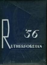 Rutherford High School 1956 yearbook cover photo