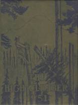 Onalaska High School 1951 yearbook cover photo