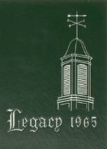 McDonogh High School 1965 yearbook cover photo